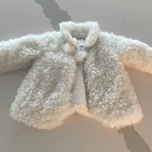 First impressions 6-9 months cute coat to put on over a dress